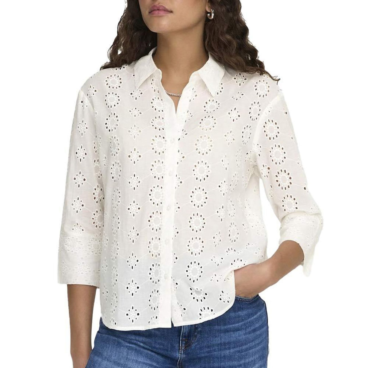 JACQUELINE DE YONG Chemise Blanc Femme JDY Tallie