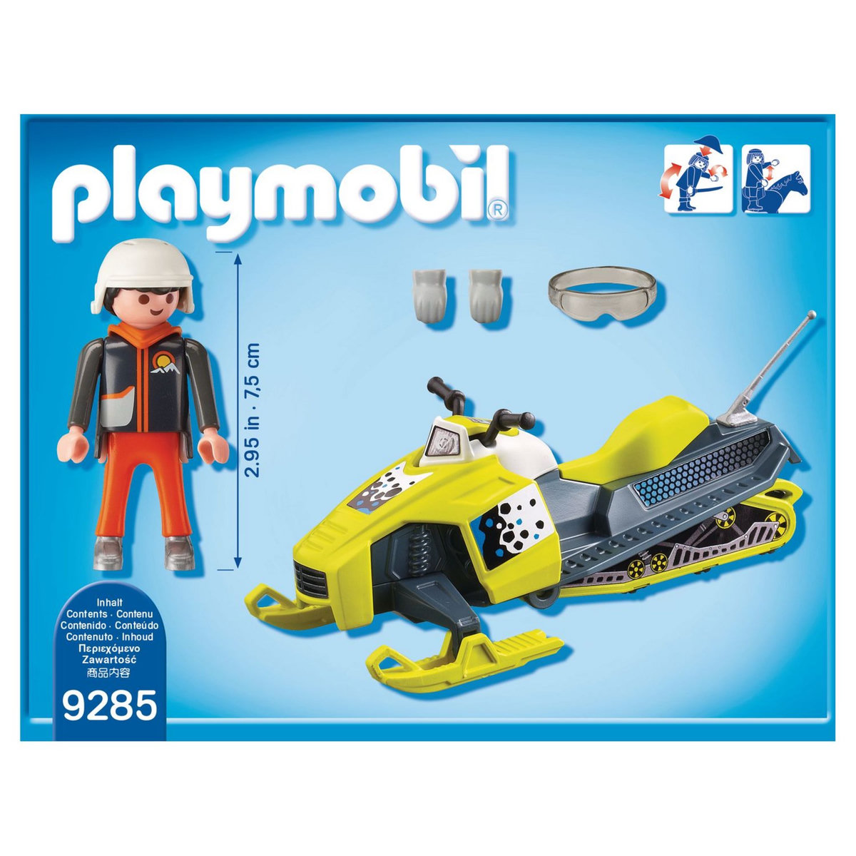 PLAYMOBIL 9285 - Family Fun  - Motoneige 