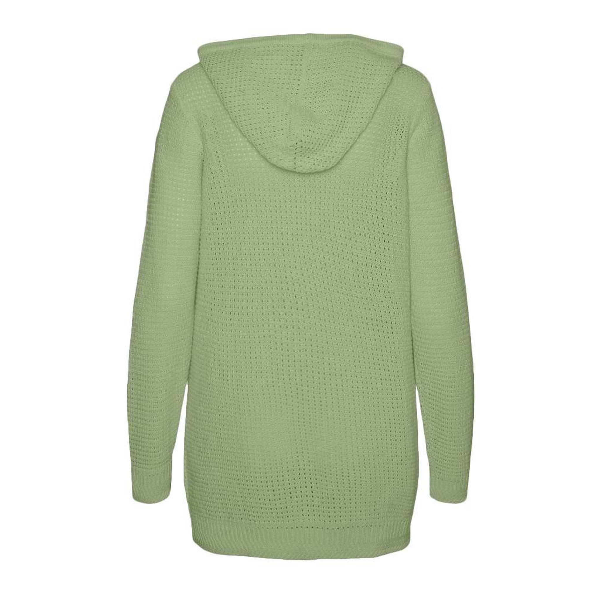 Voir la diapositive 2 : Vero Moda Gilet Long Vert Femme Vero Moda Skyla