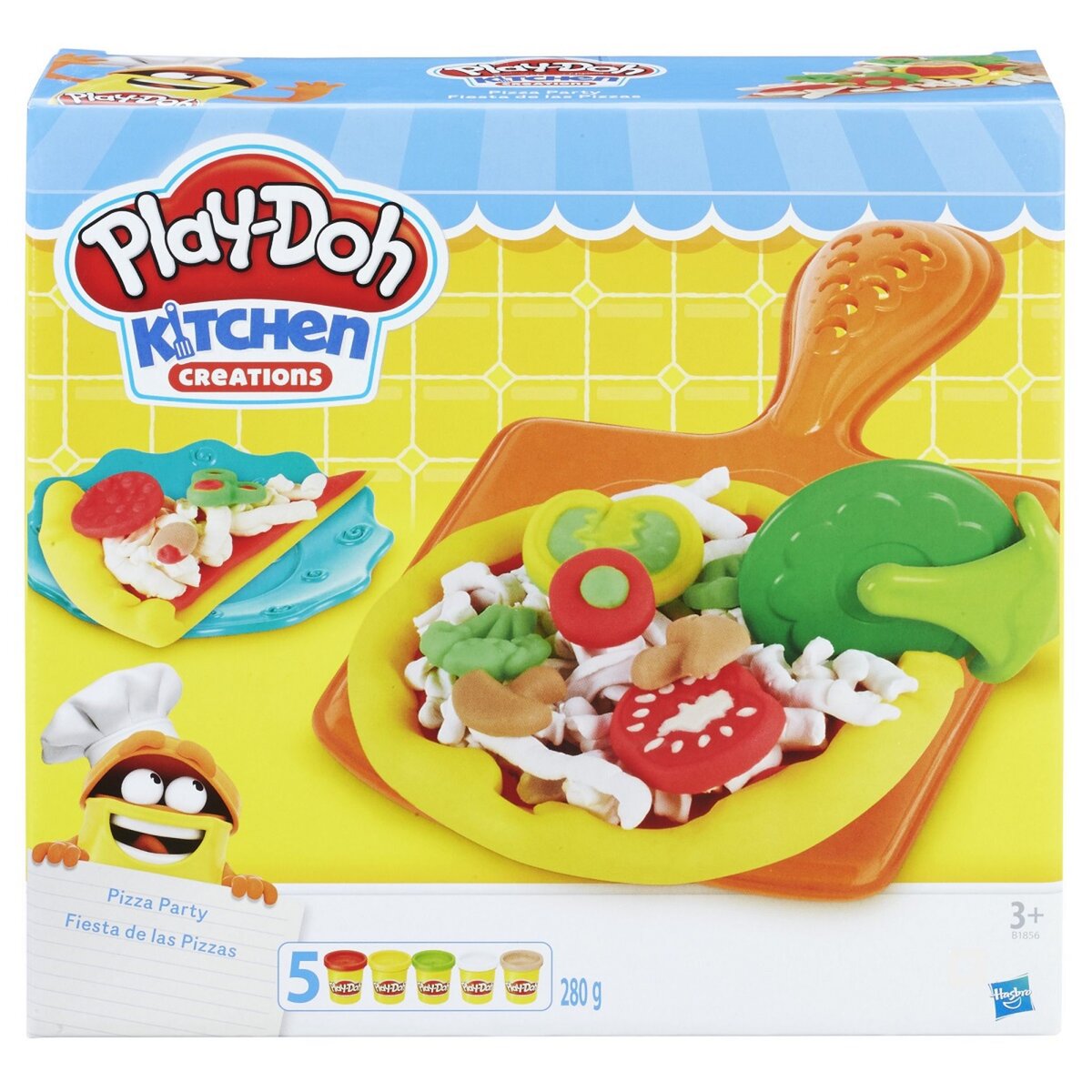 Play-Doh Kitchen, La Pizzeria avec 5 Pots de Pate a Modeler