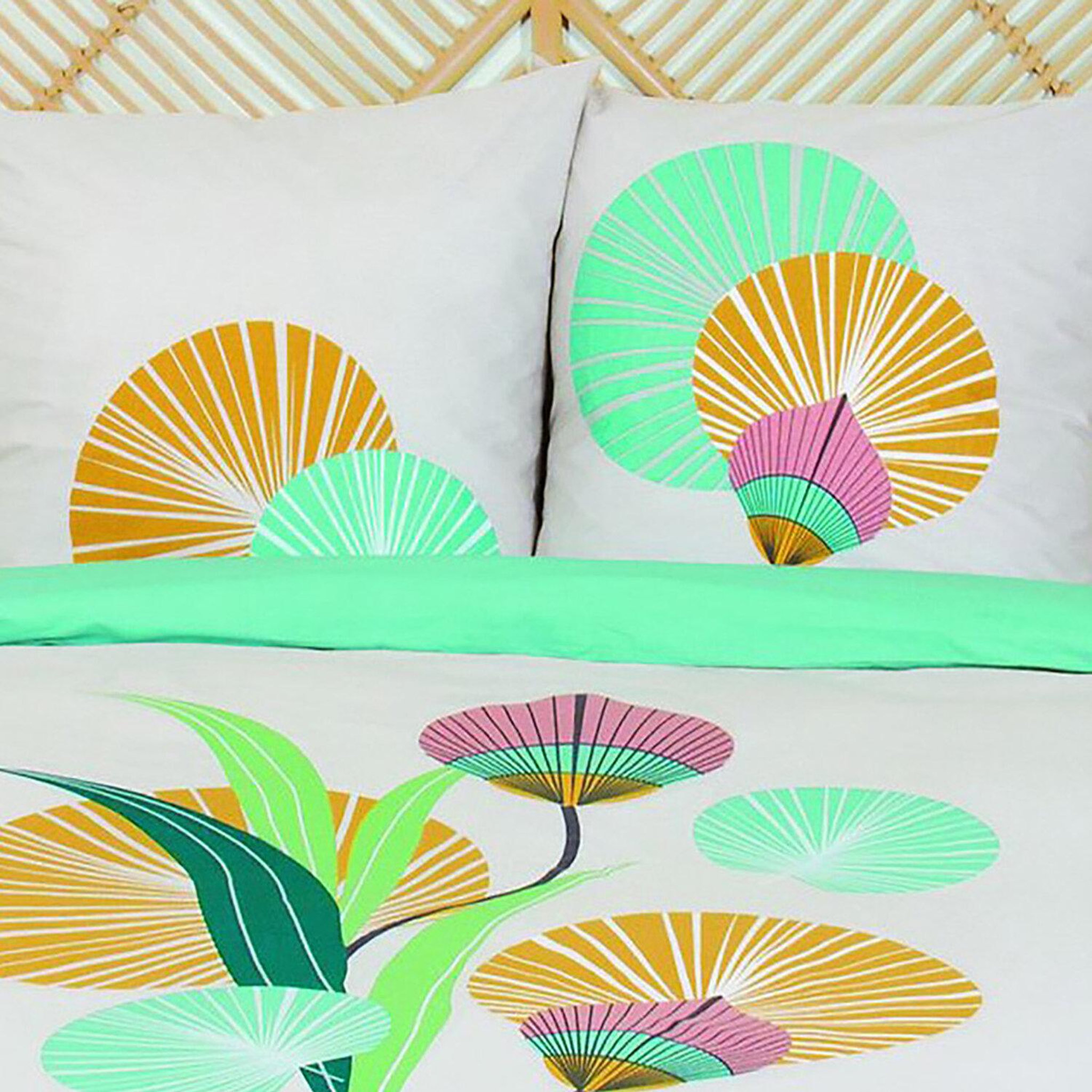 Voir la diapositive 4 : Home collection Parure housse de couette coton 57fils/cm-gana