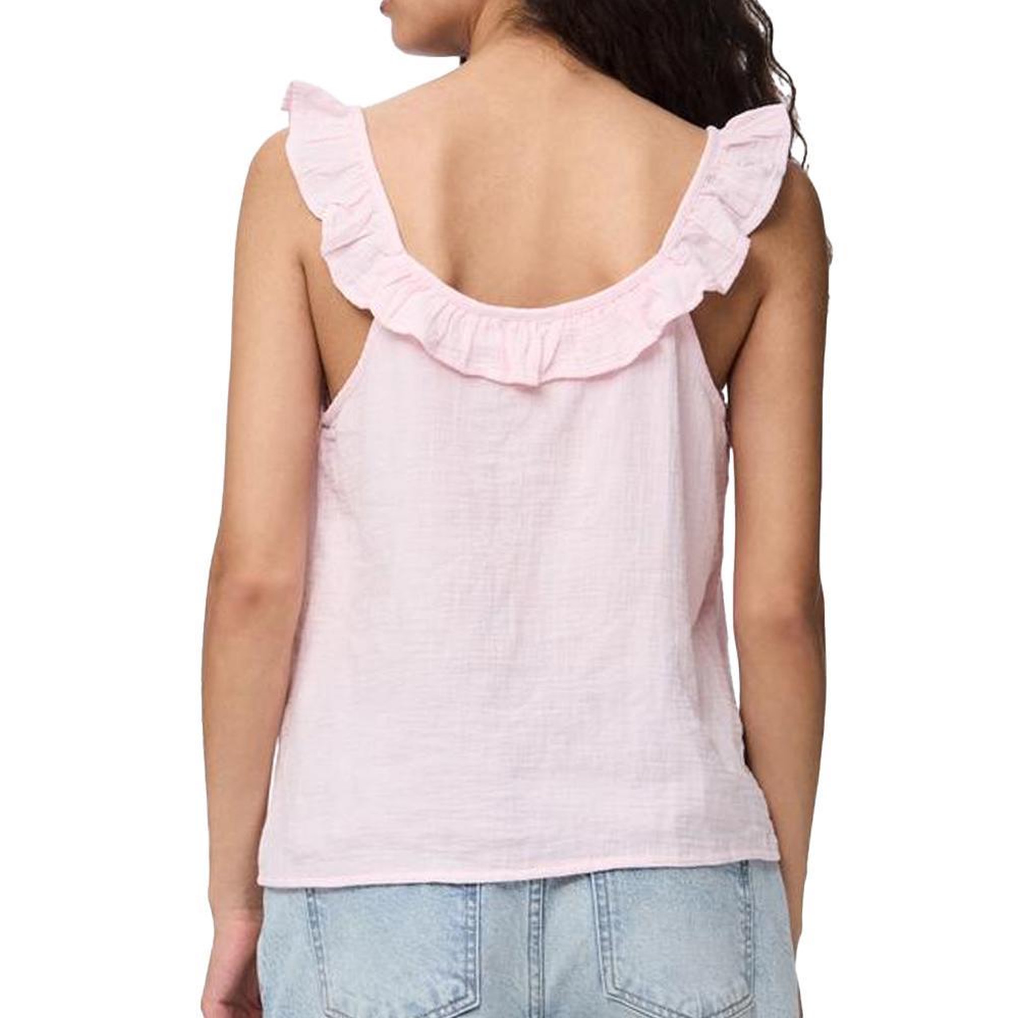 Voir la diapositive 2 : Pieces Top Rose Femme Pieces Astina