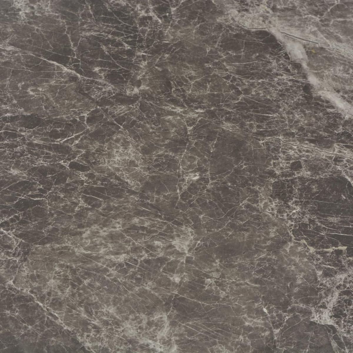 VIDAXL Dalles de plancher PVC autoadhesif 5,11 m^2 noir marbre