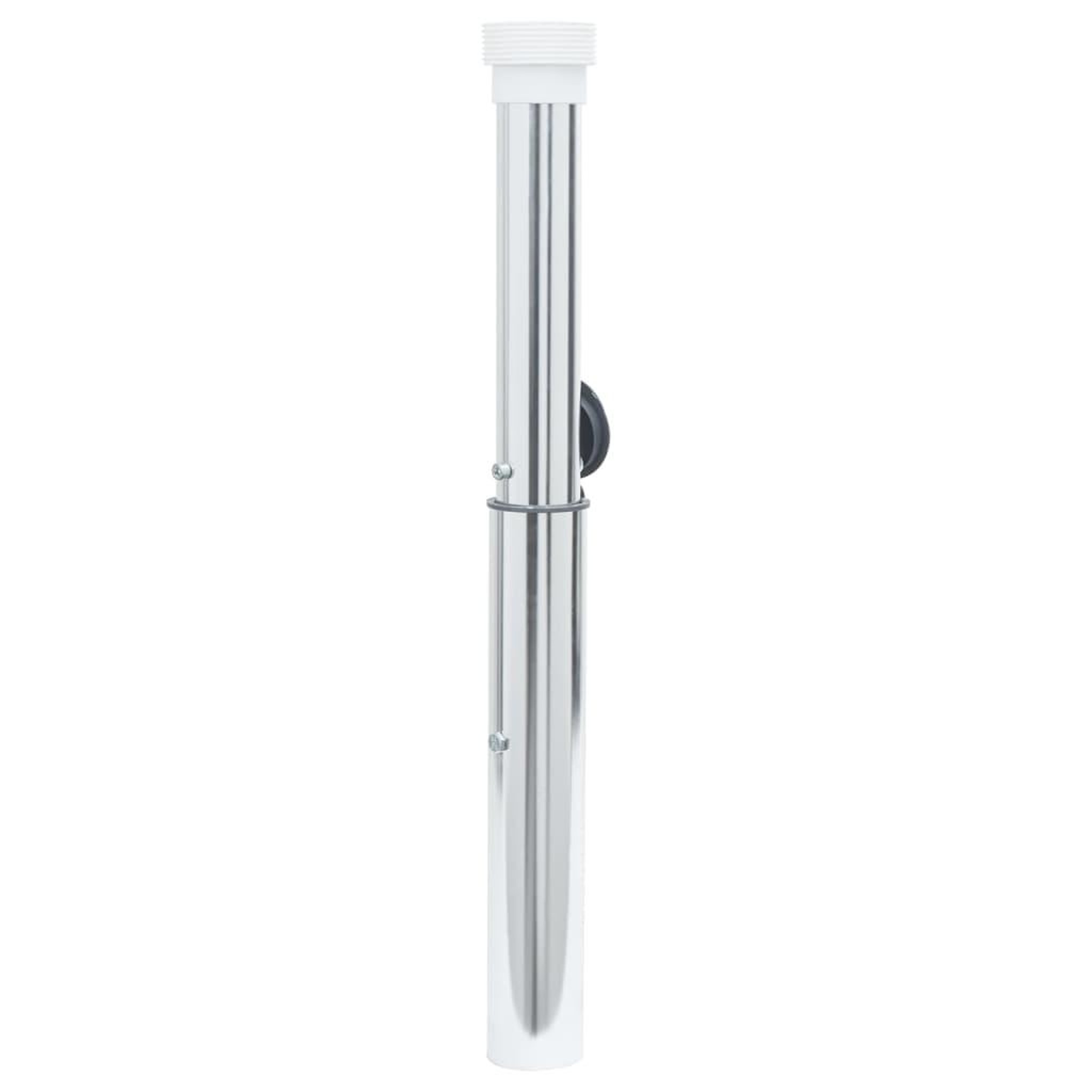 Voir la diapositive 2 : VIDAXL Base de parasol enterree pour mat 40-50 mm argente aluminium