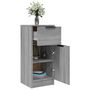 Voir la diapositive 4 : VIDAXL Buffet Sonoma gris 30x30x70 cm Bois d'ingenierie