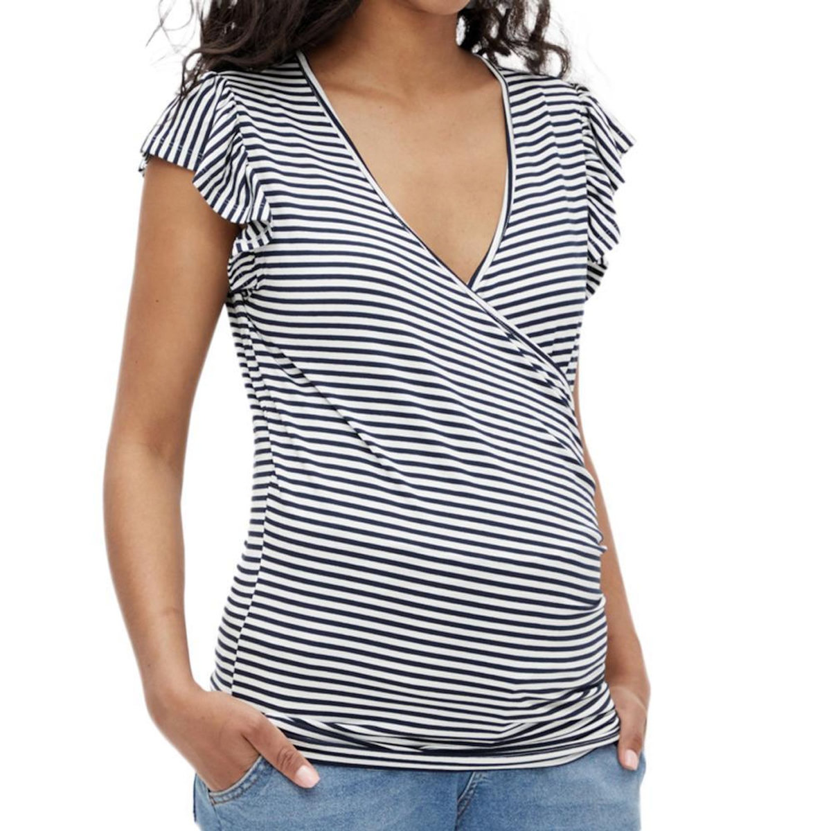 MAMALICIOUS T Shirt /Noir Femme Mamalicious Gisele