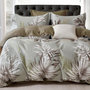Voir la diapositive 2 : Home collection Parure housse de couette 100 % percale de coton 80 fils Edenia