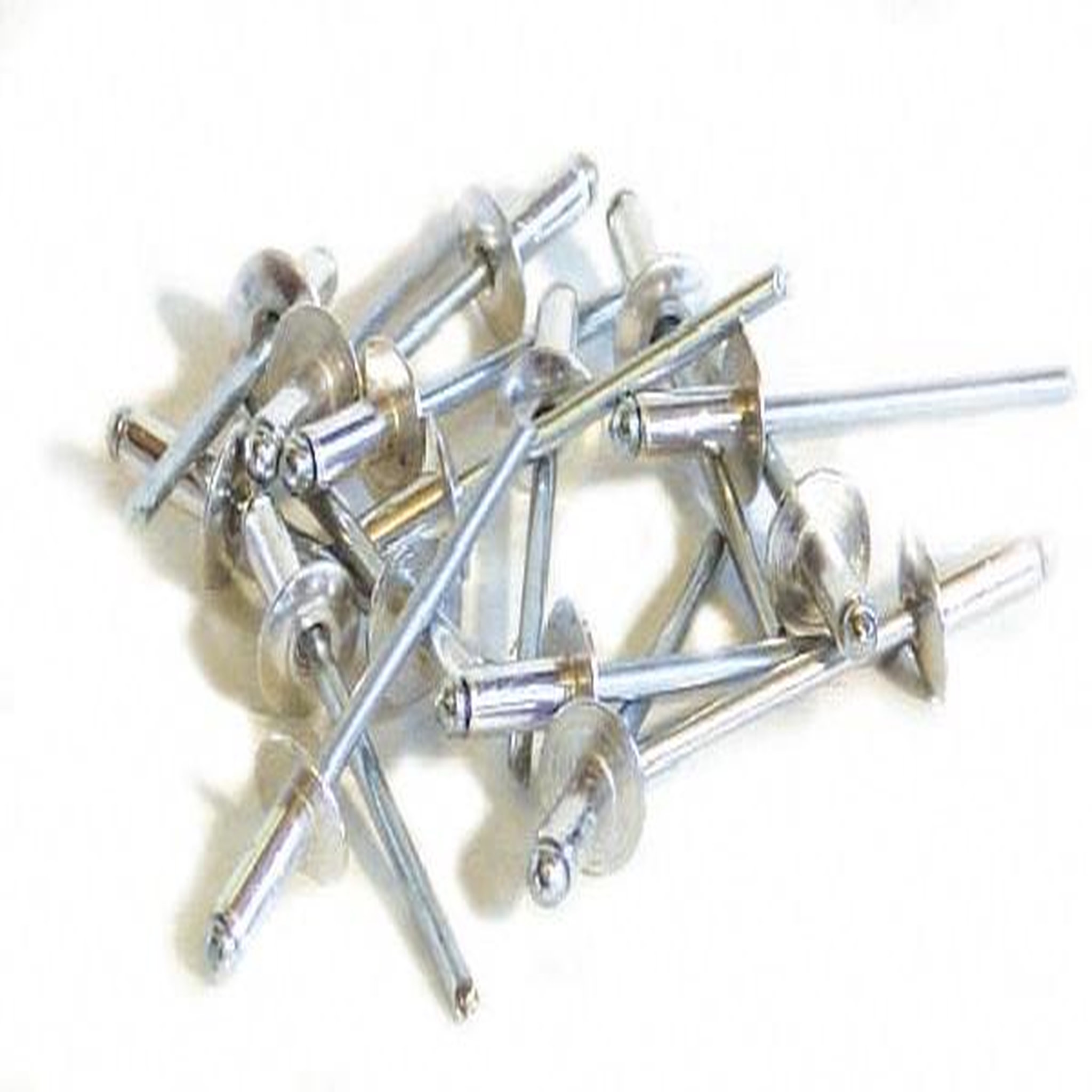 TECHMAN 50 rivets alu / acier à tête large Ø 4,8 x 12 mm