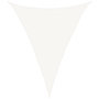 Voir la diapositive 2 : VIDAXL Voile d'ombrage 160 g/m^2 Blanc 5x6x6 m PEHD