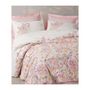 Voir la diapositive 4 : GENERIQUE Parure de lit - 129CTN64494 - 1 housse de couette 220 x 240 cm + 2 taies d'oreiller 60 x 60 cm - 100% coton ranforcé - Rose