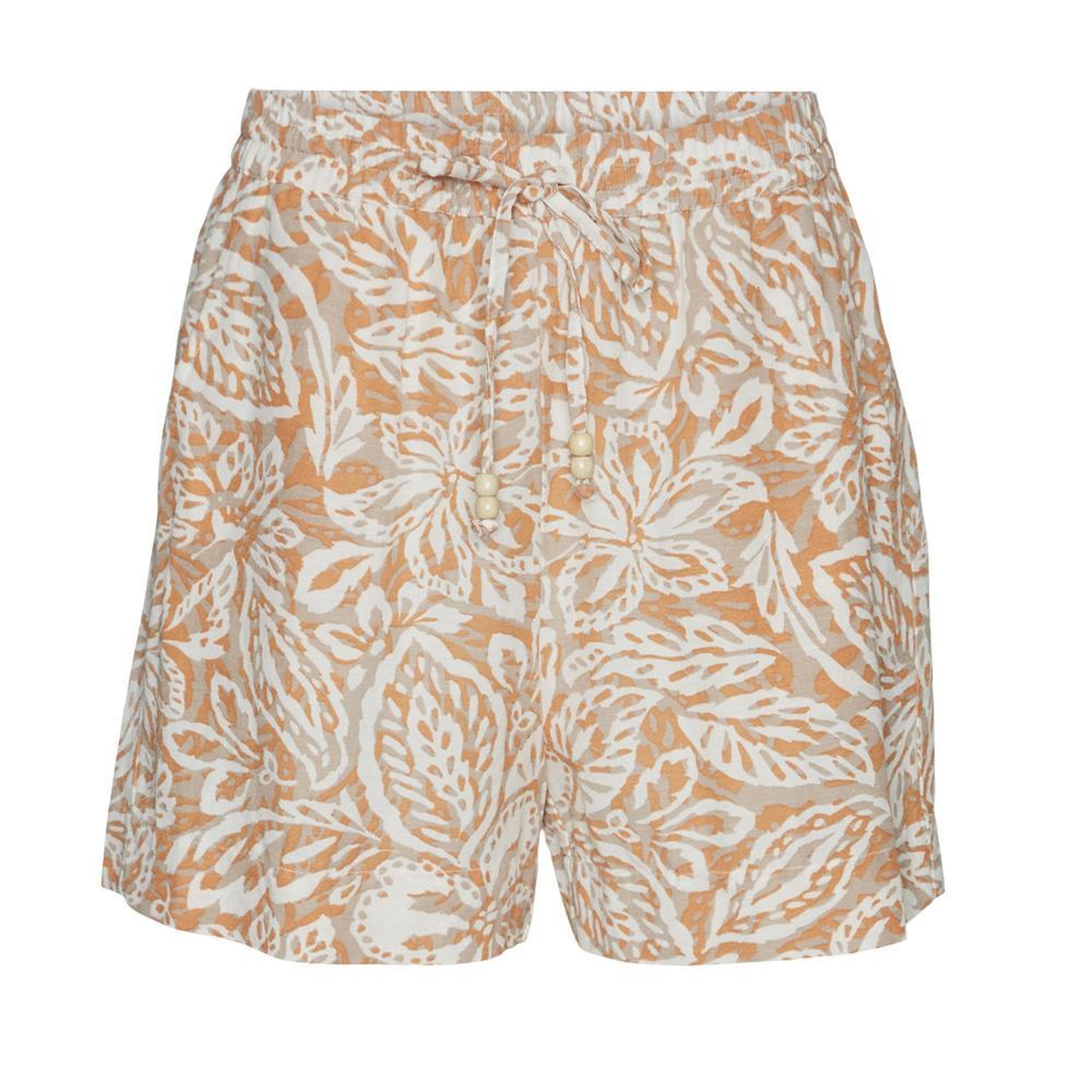 Voir la diapositive 2 : Vero Moda Short Orange/Ecru Femme Vero Moda Nethe