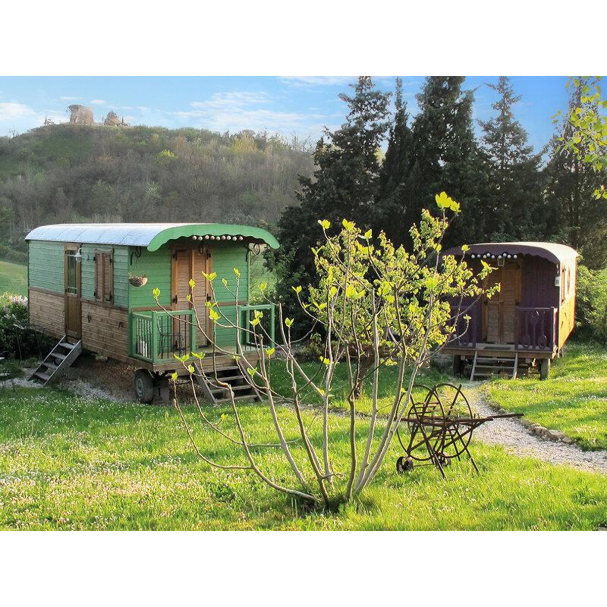 Smartbox 3 jours en roulotte en famille près de Valence - Coffret Cadeau Séjour