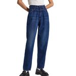 Pepe Jeans Jean Paper Bag  Femme Pepe jeans Rachel. Coloris disponibles : Bleu