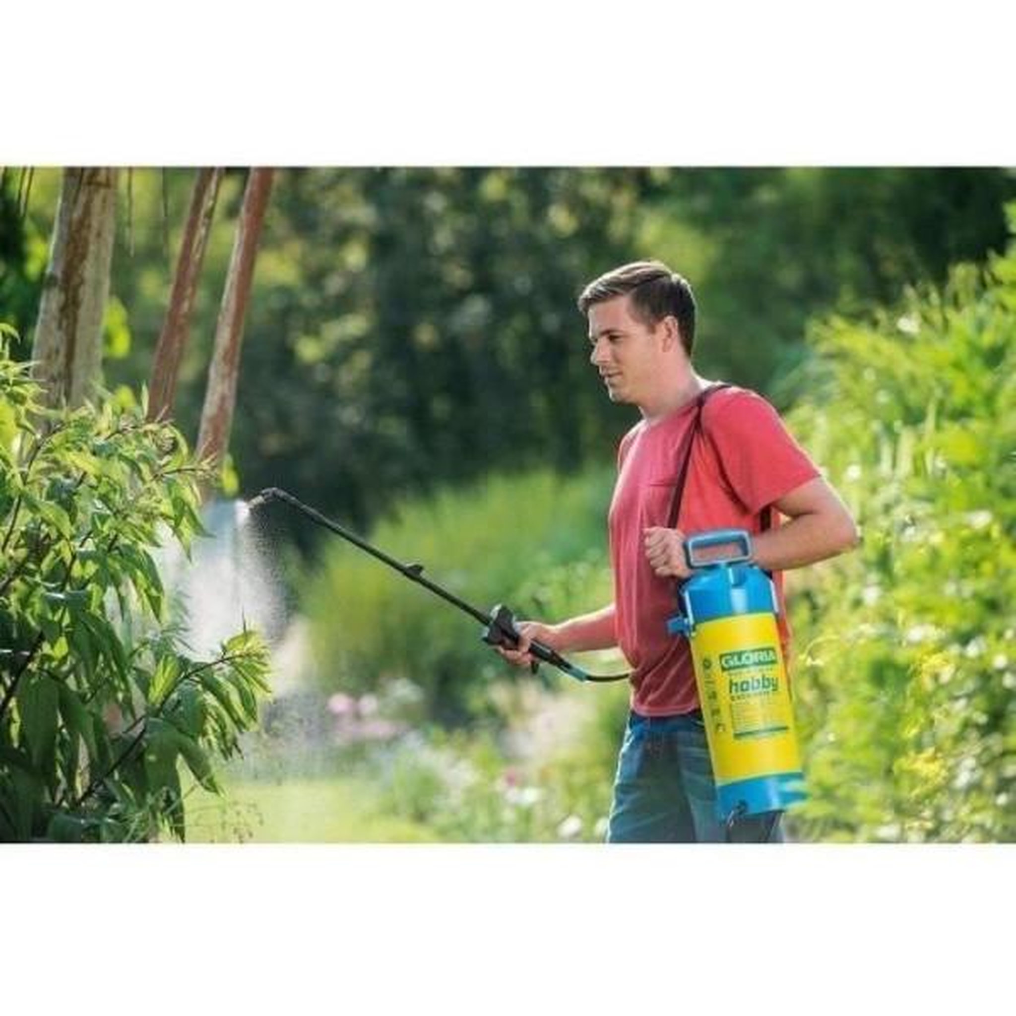 Voir la diapositive 4 : N/A Pulvérisateur a pression 5l gloria hobby exclusiv - lance télescopique 1m