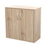 Voir la diapositive 1 : TOILINUX Meuble de rangement à 2 portes Pratik - Hauteur 58,50 cm - Bois clair