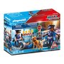 Voir la diapositive 1 : PLAYMOBIL 6878 Barrage de police city action