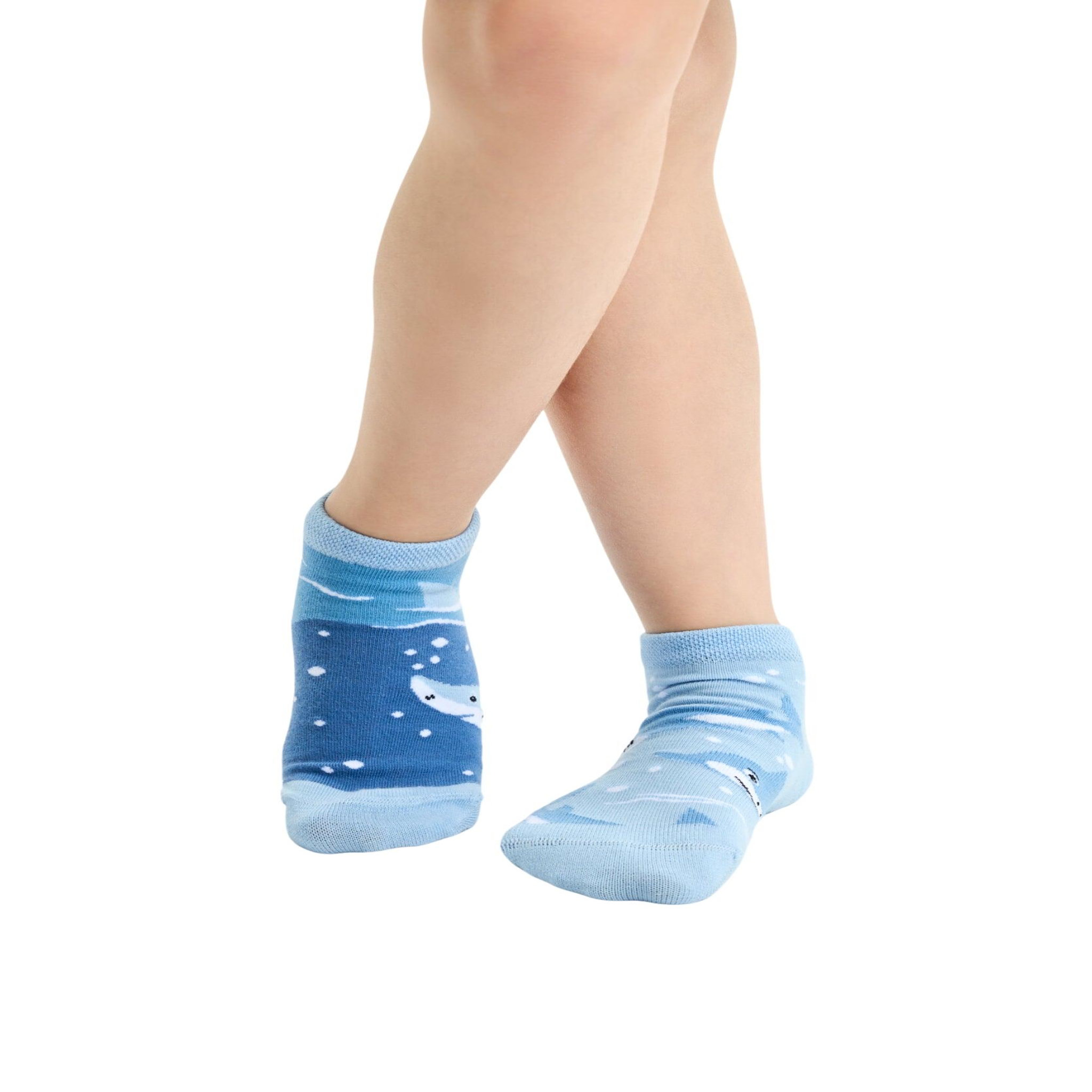 Voir la diapositive 3 : DEDOLES Socquettes enfants requin gris