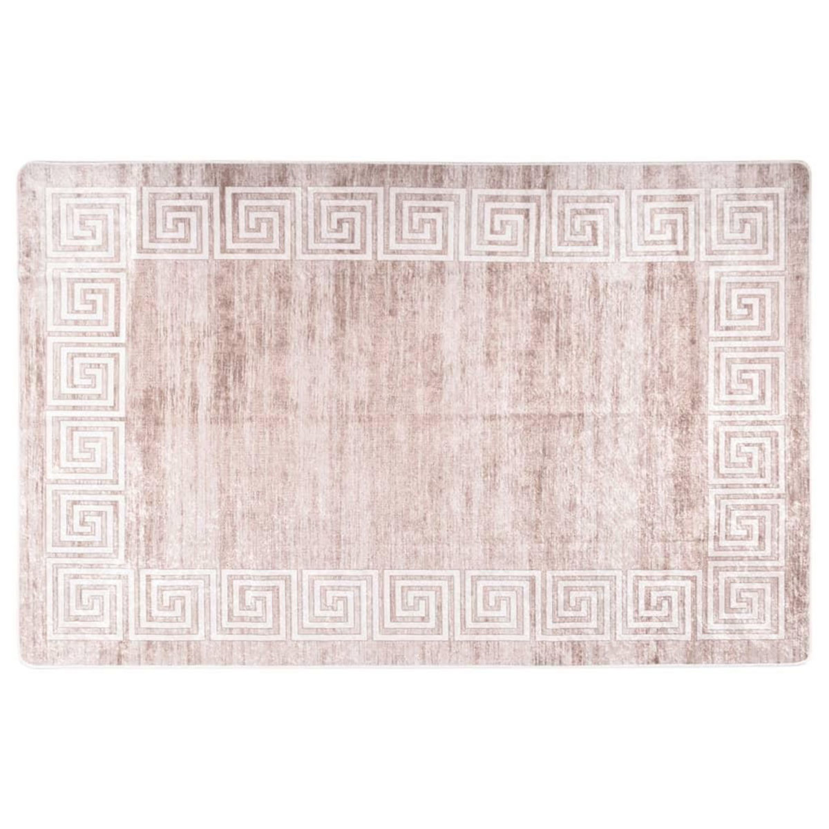 VIDAXL Tapis lavable antiderapant 80x150 cm Beige