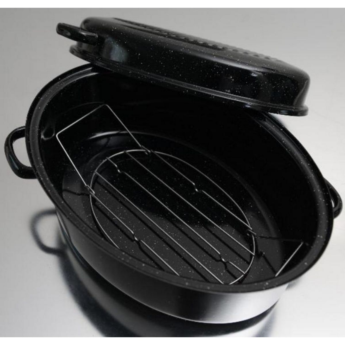 Kochstar Daubière en acier émaillé 34cm noir - k32711034