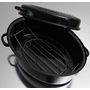 Voir la diapositive 2 : Kochstar Daubière en acier émaillé 34cm noir - k32711034