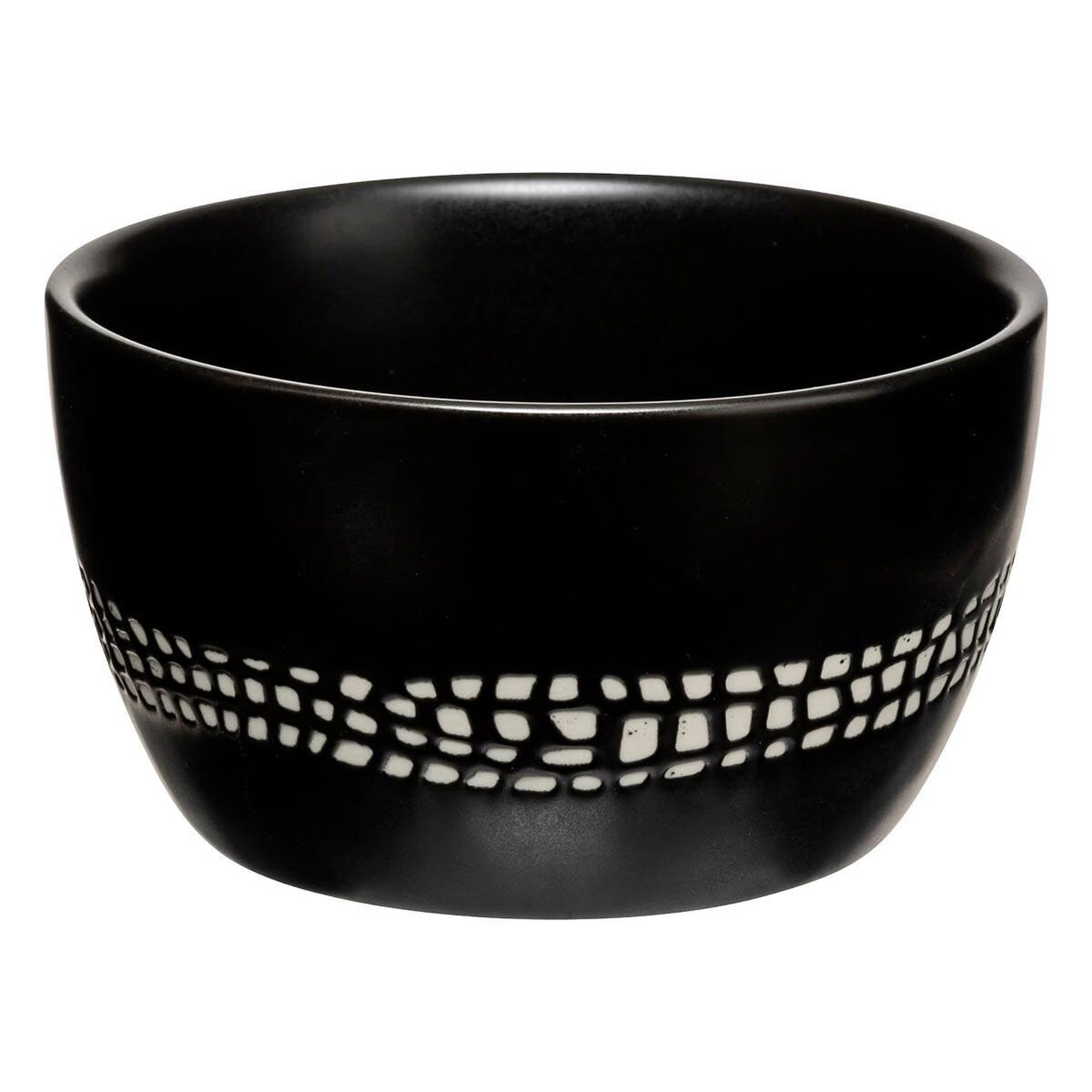 Voir la diapositive 2 : SECRET DE GOURMET Service apéritif 5 pièces  ethnique  23cm noir & blanc