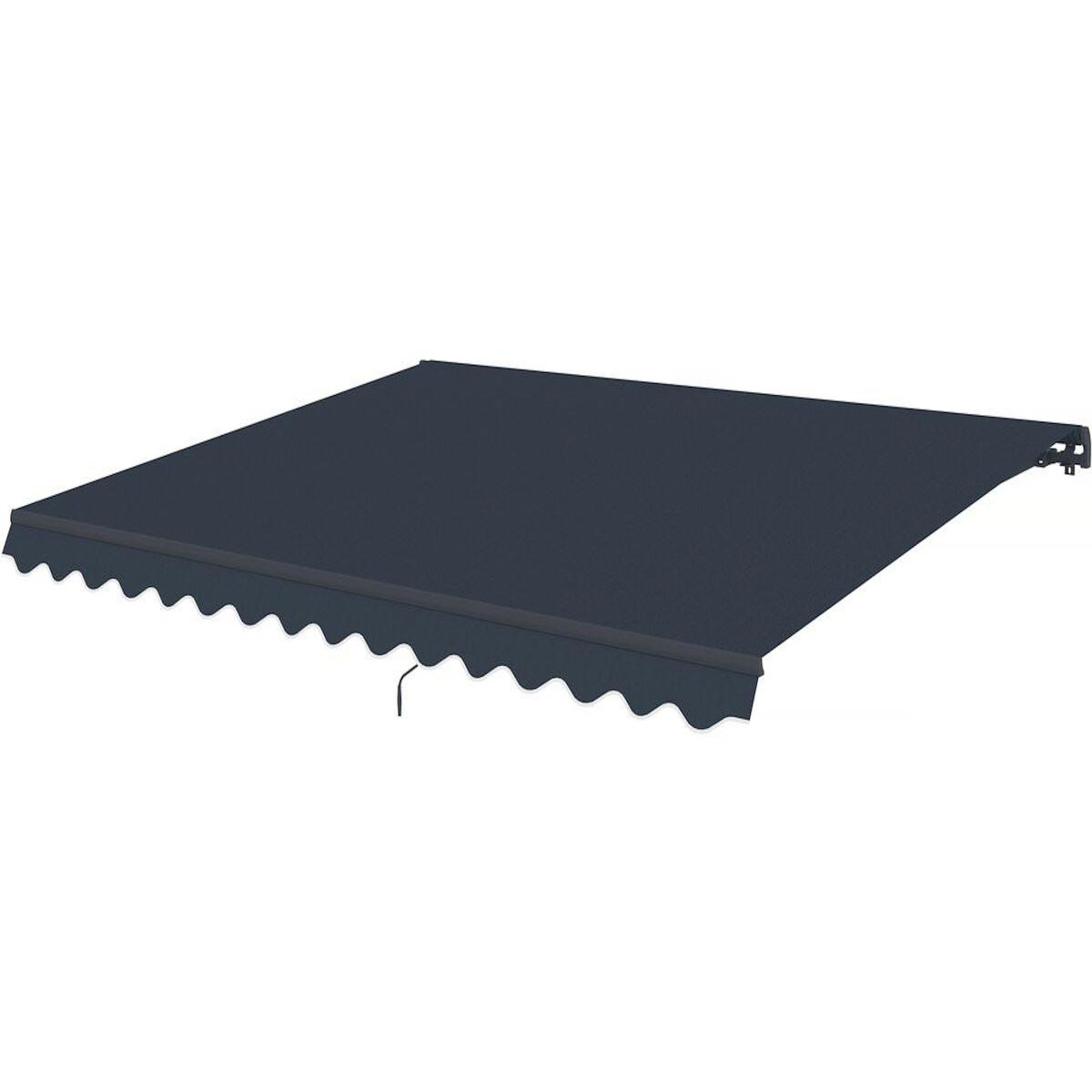 Habitat et Jardin Store banne en aluminium  Ombra 4  - 395 x 300 cm - Gris