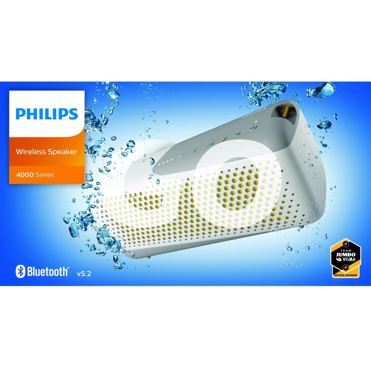 Philips Enceinte nomade bluetooth blanc - TAS4807W/00