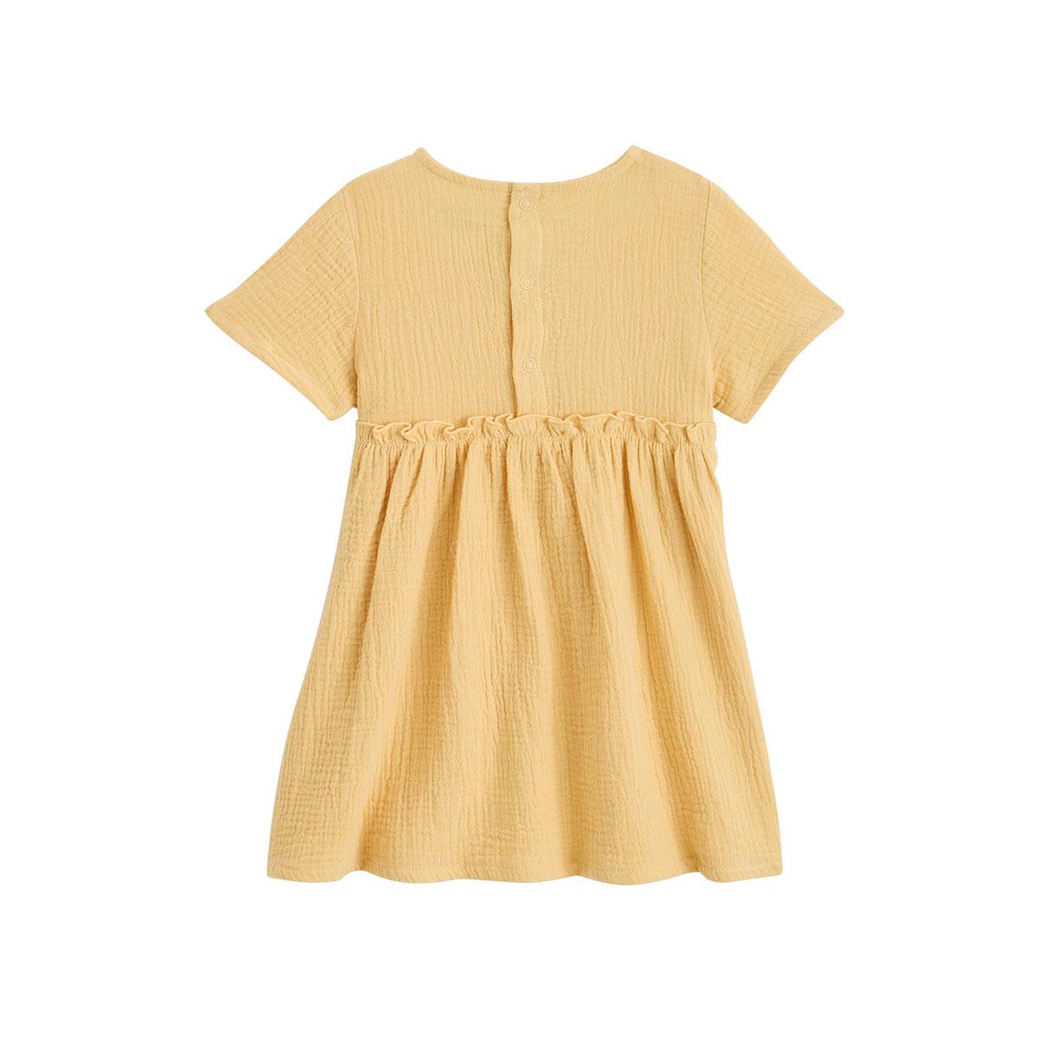 Voir la diapositive 2 : Petit Béguin Robe enfant en gaze de coton camila