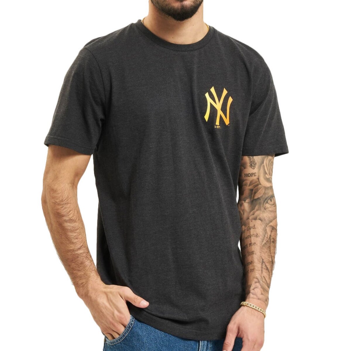  New York Yankees T-shirt Noir Homme New Era MLB Neon