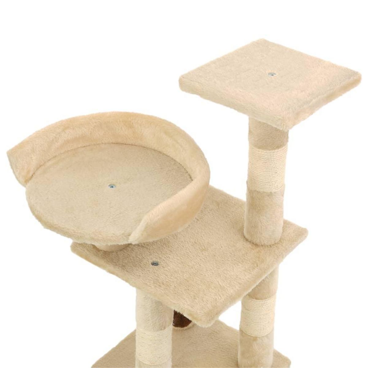 VIDAXL Arbre a chat avec griffoirs en sisal 65 cm Beige