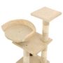 Voir la diapositive 4 : VIDAXL Arbre a chat avec griffoirs en sisal 65 cm Beige