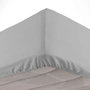 Voir la diapositive 1 : Paris Prix Drap Housse en Coton  Linette  140x190cm Gris