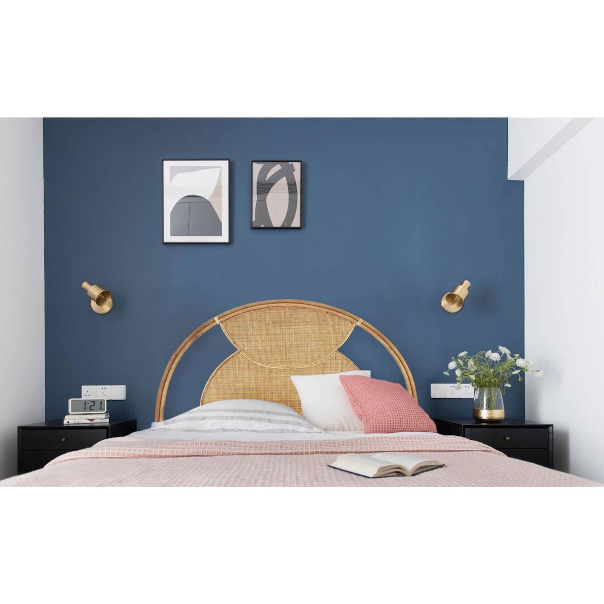 Paris Prix Tête de lit en Rotin  Sayana  140cm Naturel