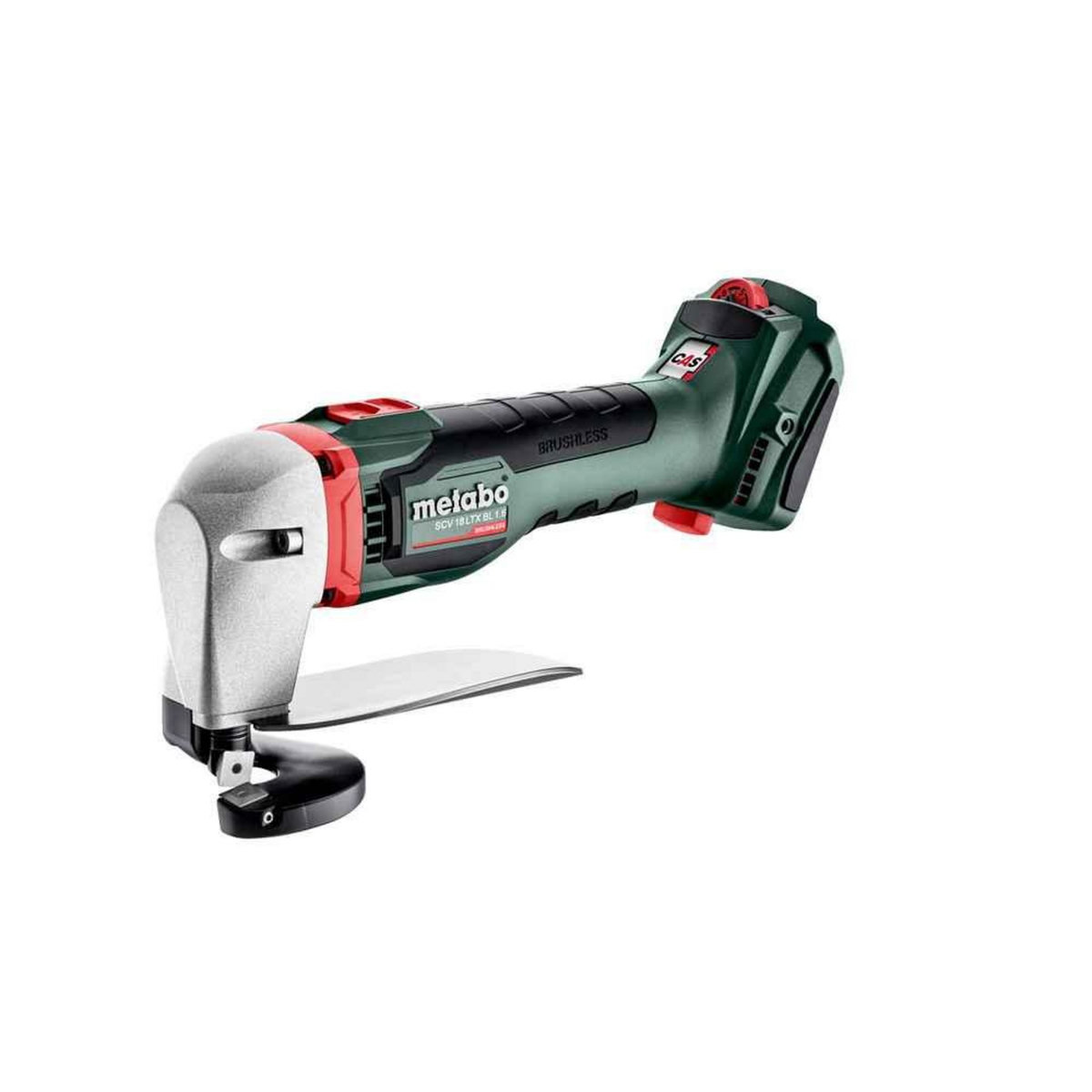 METABO SAS Cisaille 18V SCV 18 LTX BL 1.6 - Pick+Mix (sans batterie), coffret Metabox
