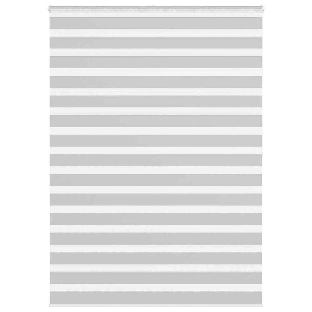 VIDAXL Store zebre gris clair largeur du tissu 160,9 cm polyester