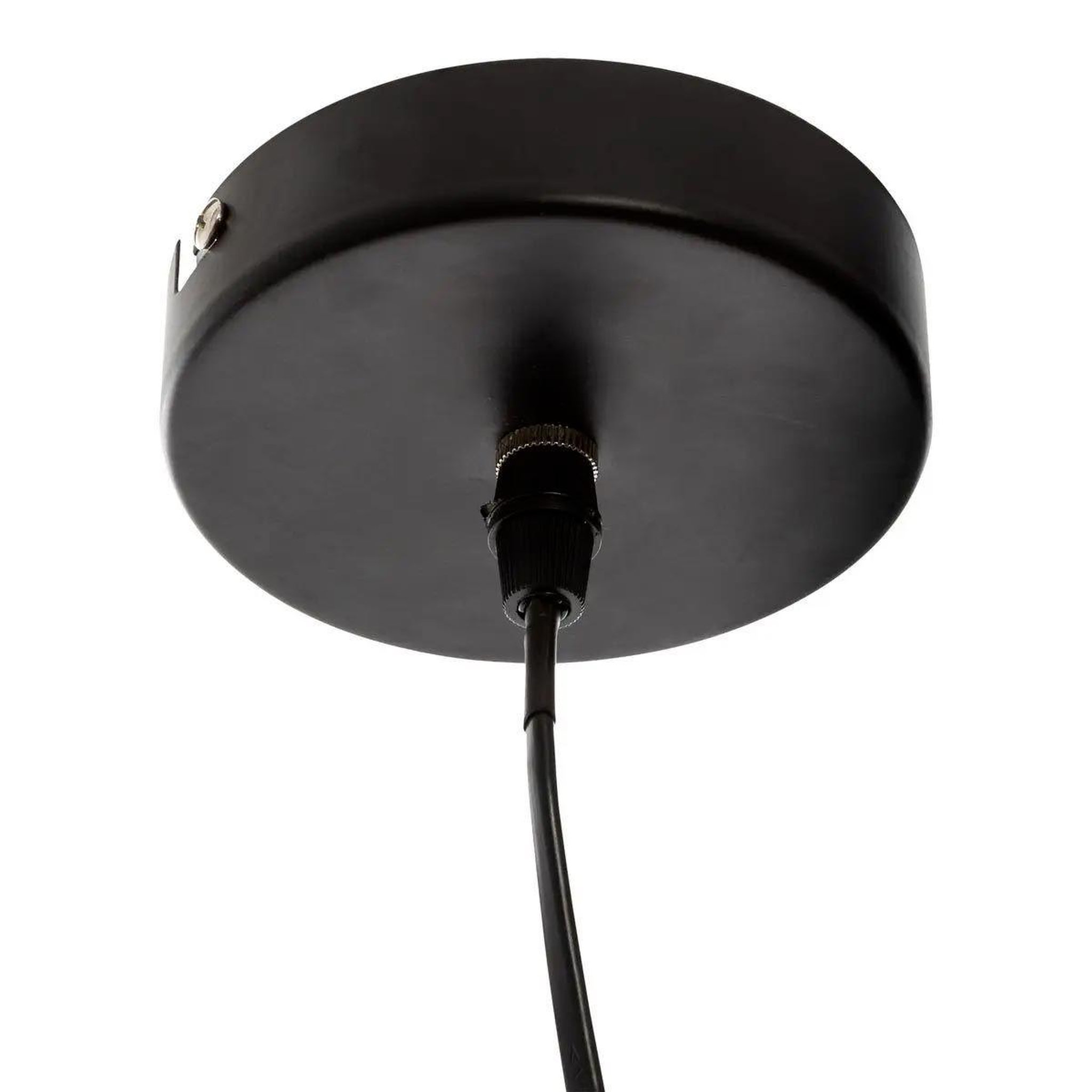 Voir la diapositive 4 : ATMOSPHERA Lampe suspension en métal  fleur  90cm noir