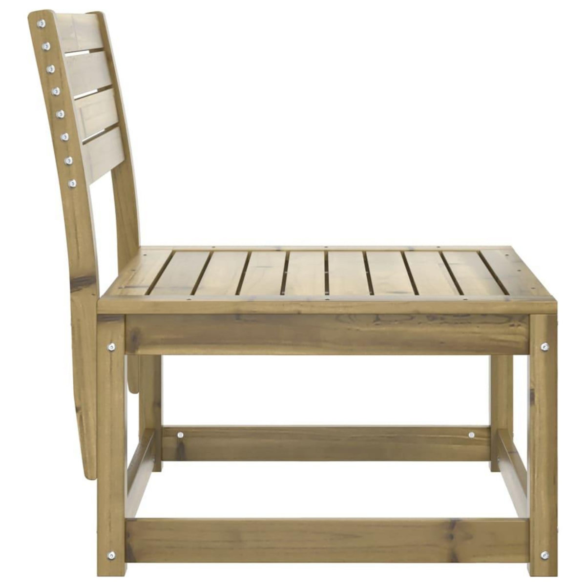 VIDAXL Canape de jardin bois de pin impregne