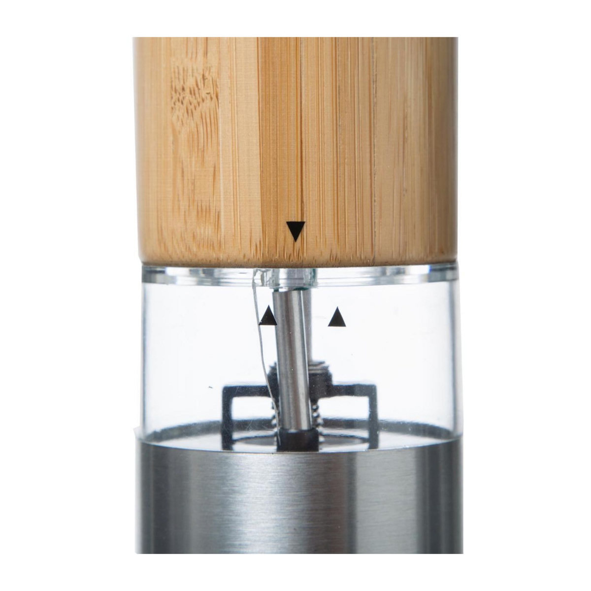 Moulin sel/poivre électrique en bambou 21cm