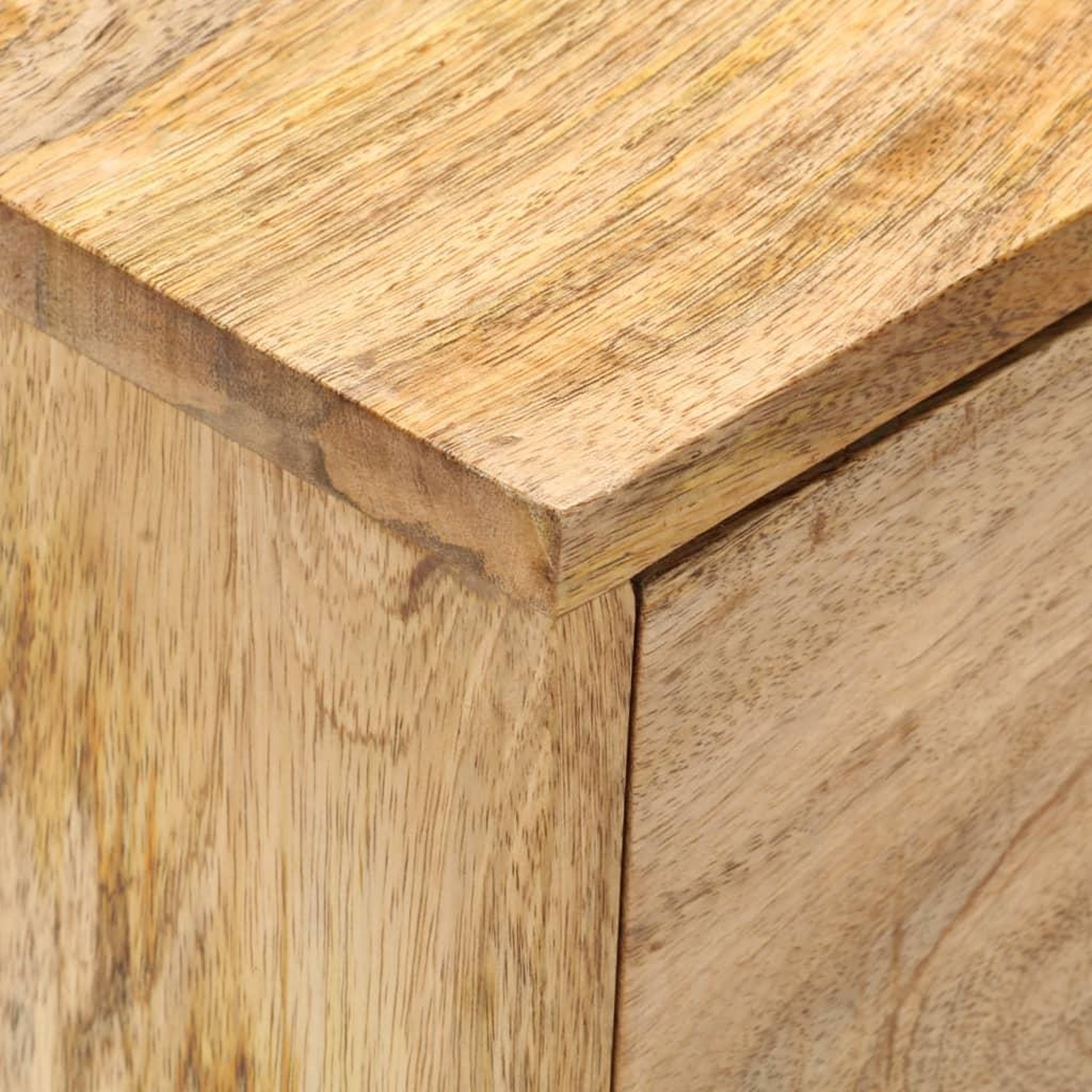 Voir la diapositive 5 : VIDAXL Table de chevet 40x35x55 cm bois de manguier solide