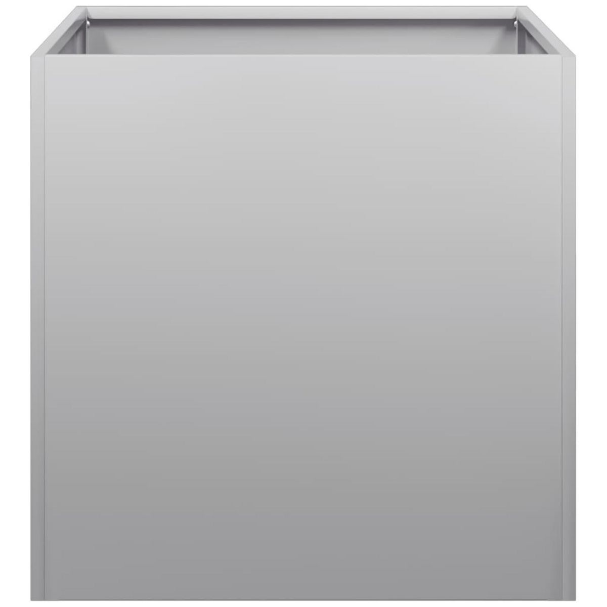 VIDAXL Jardiniere 40x40x40 cm acier galvanise