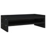 Voir la diapositive 2 : VIDAXL Support de moniteur Noir 50x24x16 cm Bois de pin solide