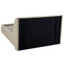 Voir la diapositive 6 : BEST MOBILIER Florina - lit coffre - 180x200 cm - sommier inclus - en tissu