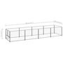 Voir la diapositive 6 : VIDAXL Chenil Argente 4 m² Acier