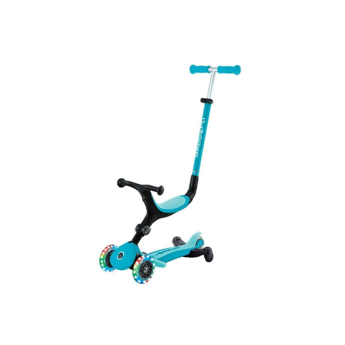 GLOBBER Trottinette Globber GO•UP ACTIVE LIGHTS 360° Bleu Aqua