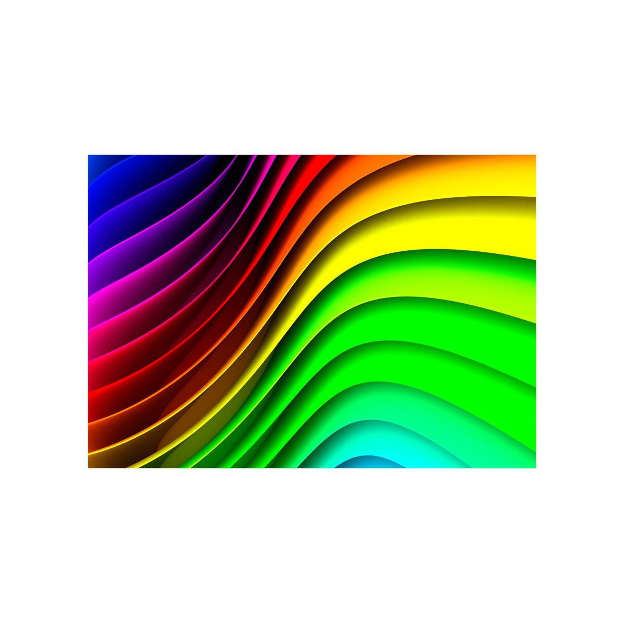 Voir la diapositive 2 : Paris Prix Papier Peint  Rainbow Waves II