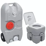 VIDAXL Ensemble de toilette et reservoir d'eau de camping portable