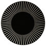 Voir la diapositive 1 : ATMOSPHERA Assiette plate Sun - Diam. 27 cm - Noir