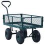 Voir la diapositive 2 : VIDAXL Chariot a main de jardin Vert 250 kg