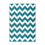 Paris Prix Tapis Géométrique à Poils Courts  Manolya  Turquoise. Coloris disponibles : Bleu