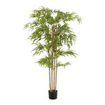 Paris Prix Plante Artificielle en Pot  Bambou  150cm Vert